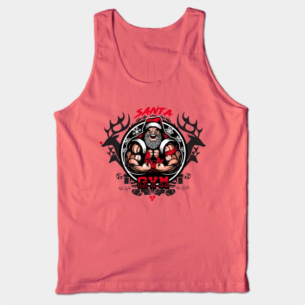 Santa Gym Tank Top by JayHai